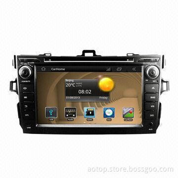 8-inch In-dash Android Car Multimedia Player with DVD/GPS/WiFi/3G/RDS/Radio/Bluetooth for Corolla